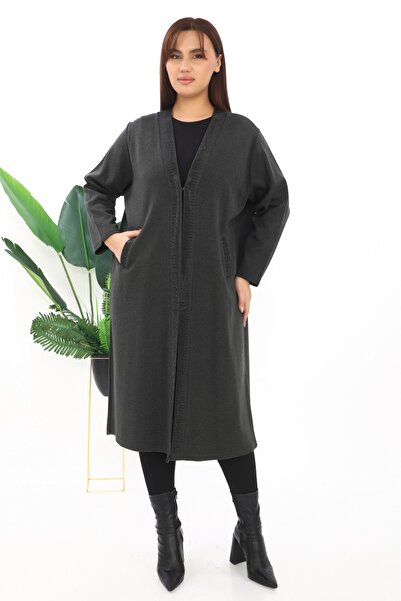 Zeynep Örme Long V-Neck Cardigan