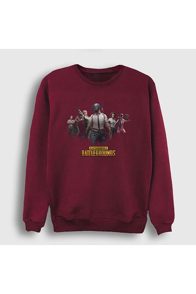 Presmono Hanorac unisex Claret Red Team Pubg 30802tt