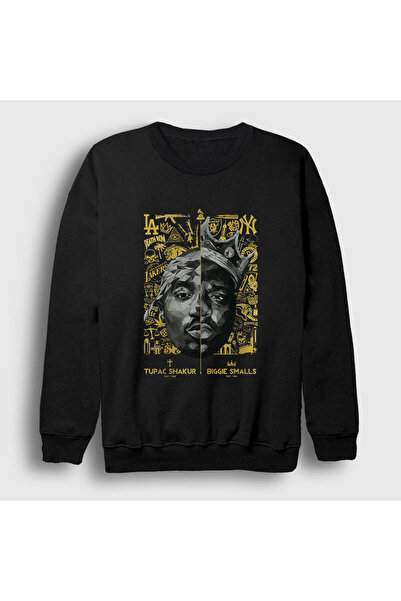 Presmono Unisex crna majica Biggie Smalls Tupac Shakur 45715tt