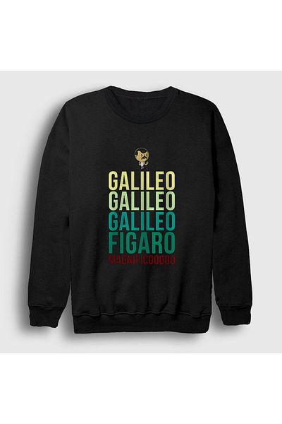 Presmono Unisex Μαύρο φούτερ Galileo Queen Freddie Mercury 34289tt