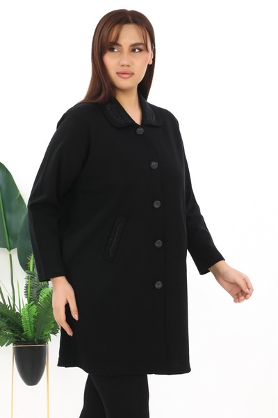Zeynep Örme Yakalı Anne Hırkası