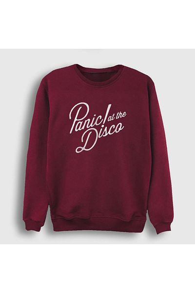 Presmono Hanorac unisex roșu Claret Rare To Die Panic! At The Disco 73543tt