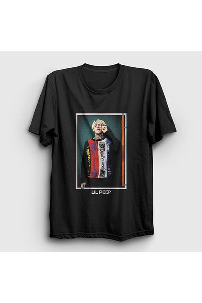 Presmono Μπλουζάκι Unisex Μαύρο Gosha Lil Peep 36854tt