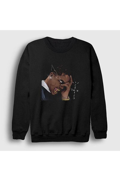 Presmono Унисекс черен суитшърт Cactus Jack Astroworld Travis Scott 42353tt