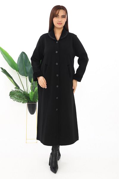 Zeynep Örme Zeynep Steel Knitted Mother Overcoat