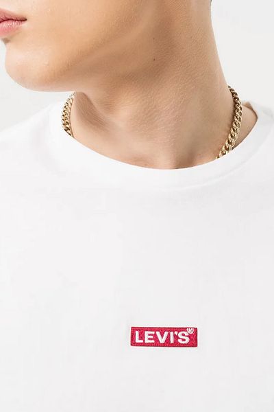 Levi's Men's White Relaxed Fit T-Shirt - A7772-0006