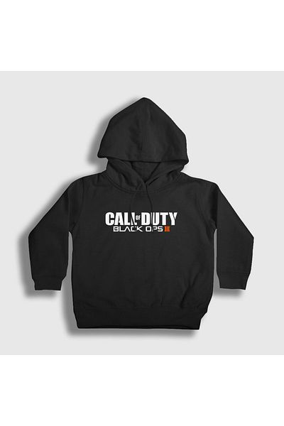 Presmono Унисекс детски черен суитшърт с качулка Black Ops Call of Duty 26601tt