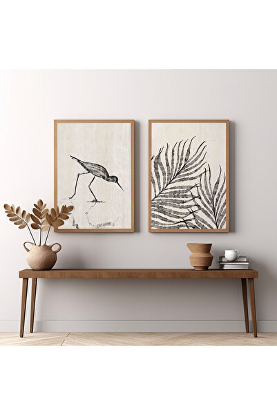Dekorsiahome 2-dijelni set slika u drvenom okviru BlackBirds