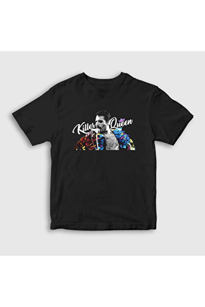 Presmono Unisex dečja crna majica Killer Queen Freddie Mercury T-shirt 34404tt