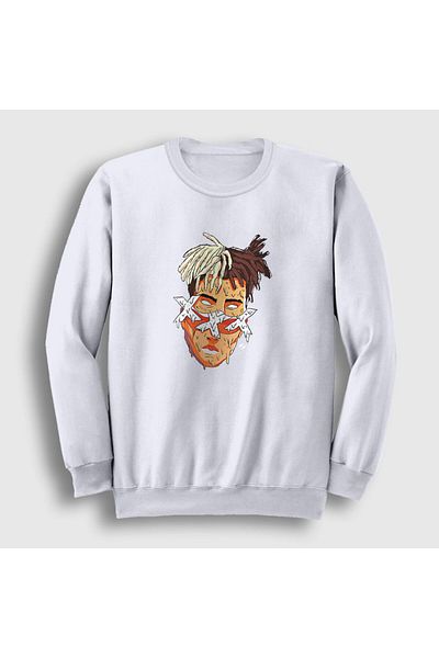 Presmono Φούτερ Unisex White Melting Xxxtentacion 48175tt