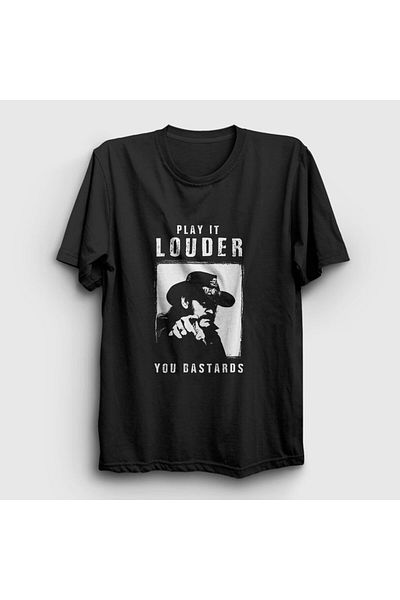 Presmono Μπλουζάκι Unisex Μαύρο Louder Motörhead Lemmy Kilmister 36204tt