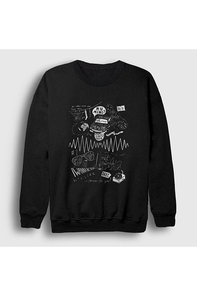 Presmono Унисекс черен суитшърт Mine Arctic Monkeys 14825tt