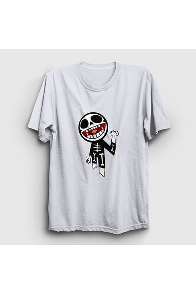 Presmono Μπλουζάκι Unisex White Bonesy Gorillaz 54236tt