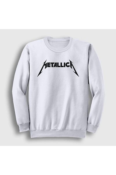 Presmono Φούτερ Unisex Λευκό Λογότυπο Metallica 67317tt