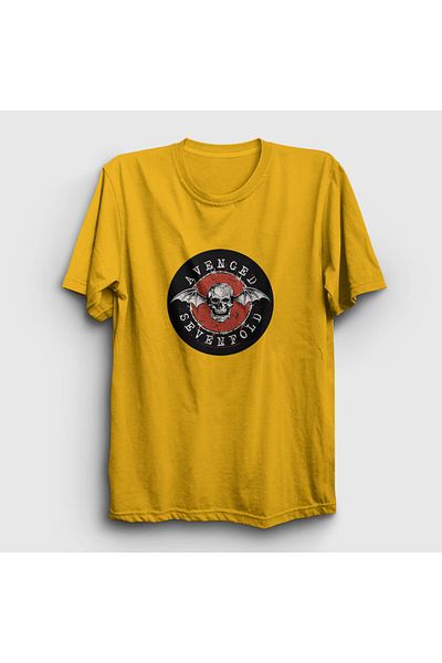 Presmono Μπλουζάκι Unisex Yellow Red Avenged Sevenfold 15961tt