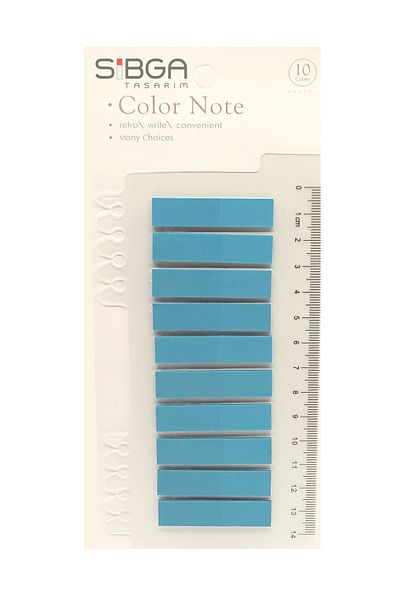sibga tasarım Transparent Colored Post-It Note Paper - 200 Sheets Bookmark Sticker