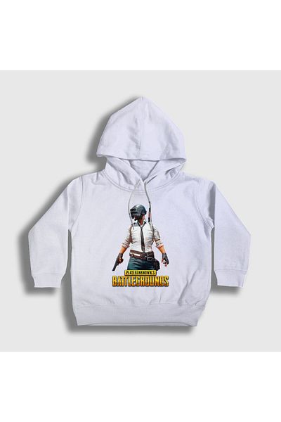 Presmono Hanorac cu glugă Pubg cu acoperire albă pentru copii unisex 30240tt