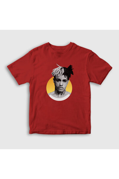 Presmono Unisex dečja crvena kapa Sun Xxxtentacion T-shirt 48961tt