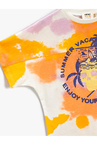 Koton Printed T-Shirt Short Sleeve Crew Neck Cotton