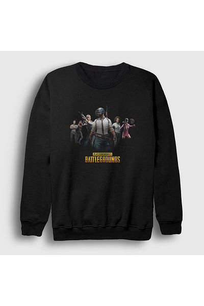 Presmono Φούτερ Unisex Black Team Pubg 30802tt