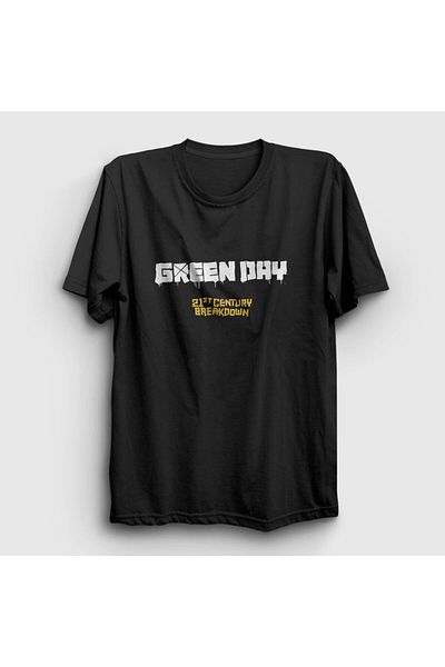 Presmono Μπλουζάκι Unisex Black Breakdown Green Day 55522tt