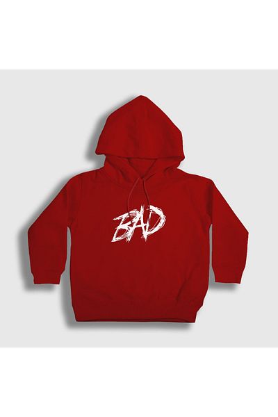 Presmono Унисекс детски червен суитшърт с качулка Bad Xxxtentacion 47079tt