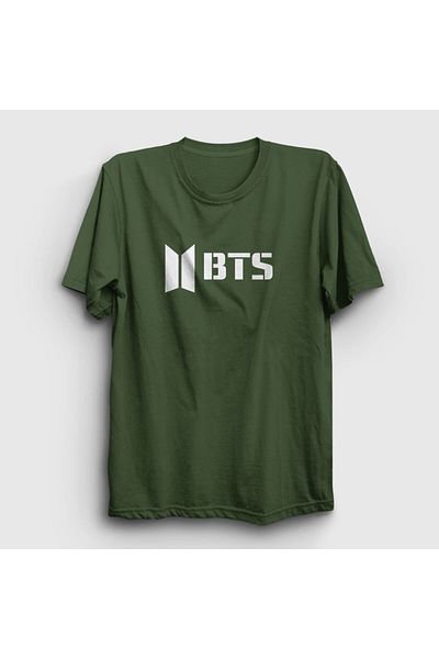 Presmono Μπλουζάκι Unisex Khaki Logo Bts 22186tt