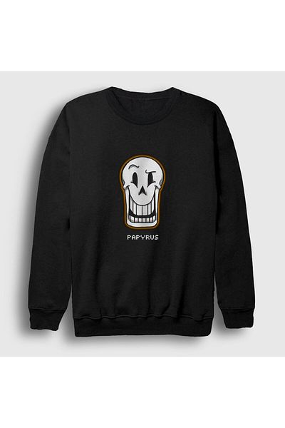 Presmono Φούτερ Unisex Μαύρο Undertale Papyrus - 31980tt