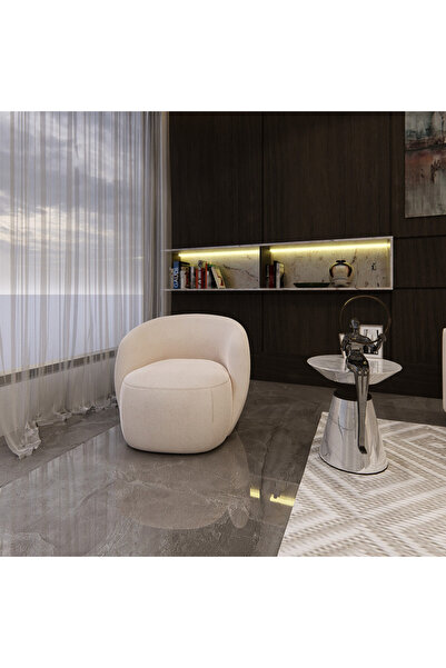 Oak House كرسي بوكليه مقاس 84x74x80 سم