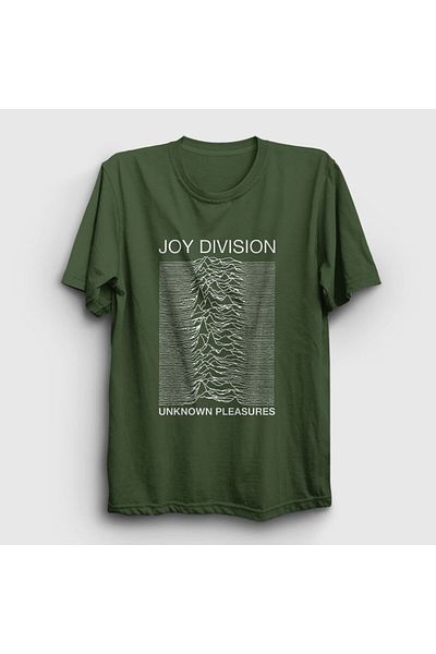 Presmono Μπλουζάκι Unisex Khaki Unknown Pleasures Joy Division 87560tt