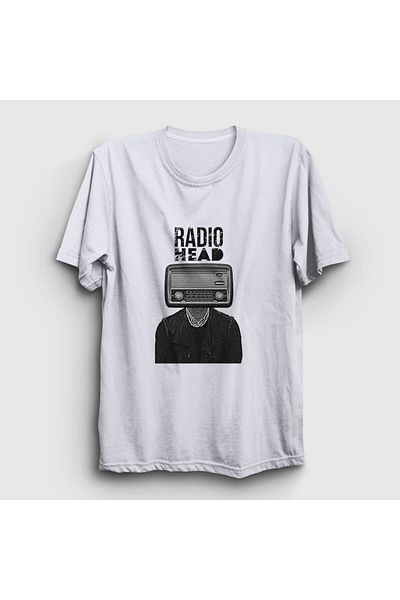 Presmono Μπλουζάκι Unisex White Radio Radiohead 104241 ττ
