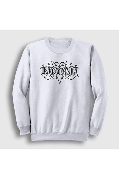 Presmono Φούτερ Unisex Λευκό Λογότυπο V2 Katatonia 90301tt