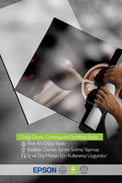 Postifull Cappuccino Art Poster, Frameless Wall Poster, Vertical Wall Painting Comfort Series No: 108405