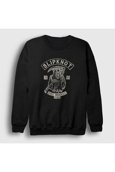 Presmono Унисекс черен суитшърт Reaper Slipknot 113030tt
