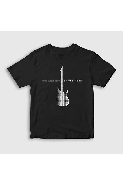 Presmono Unisex dečija crna gitara Pink Floyd T-shirt 76558tt