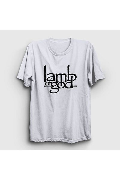 Presmono Μπλουζάκι Unisex Λευκό Λογότυπο Lamb Of God 94008tt