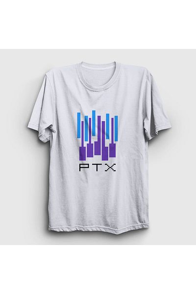 Presmono Μπλουζάκι Unisex Λευκό Ptx Pentatonix 75123tt