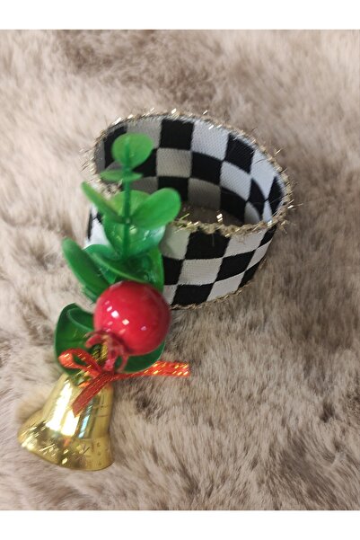 Marrone New Year's Napkin Ring - New Year's Table Decor Christmas, 6 Pieces