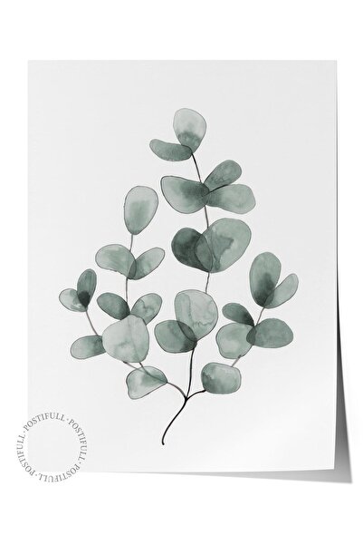 Postifull Eucalyptus No1 Poster, Çerçevesiz Duvar Posteri, Dikey Duvar Tablos...