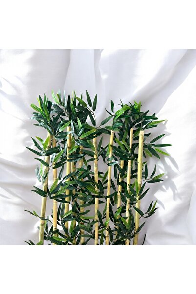 OzcanStore ÖZCAN FLOWERS ISLAK DOKULU 7 ADET 80 CM YAPAY BAMBU