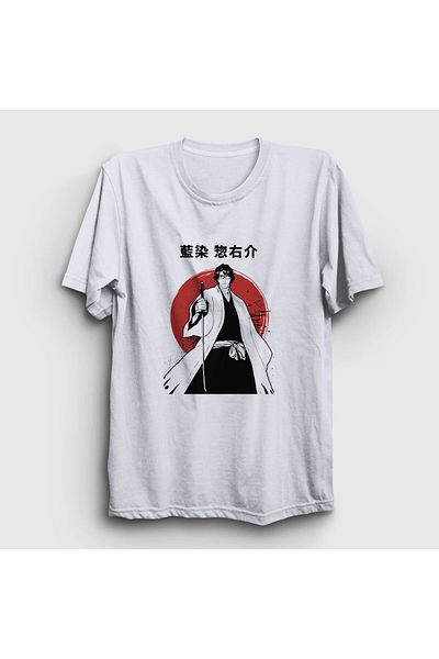 Presmono Μπλουζάκι Unisex White Aizen V2 Anime Bleach 126918 ττ