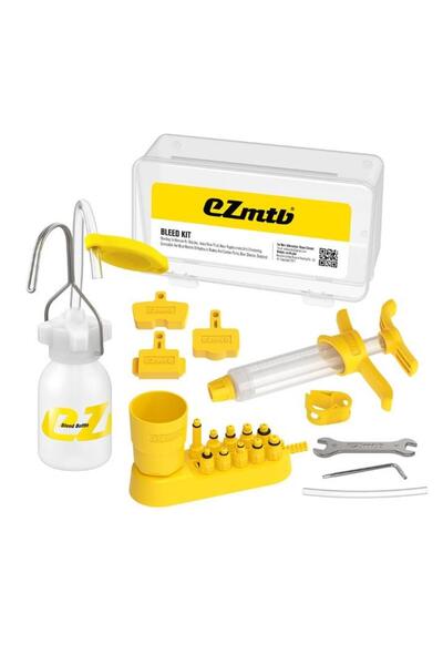 SARİSSA BİSİKLET EzMTB DSC-803 Bisiklet Hidrolik Fren Tamir Bakım Kiti Sarı M...