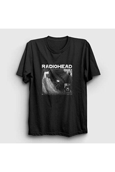 Presmono Unisex Siyah Motion Radiohead T-shirt 104108tt