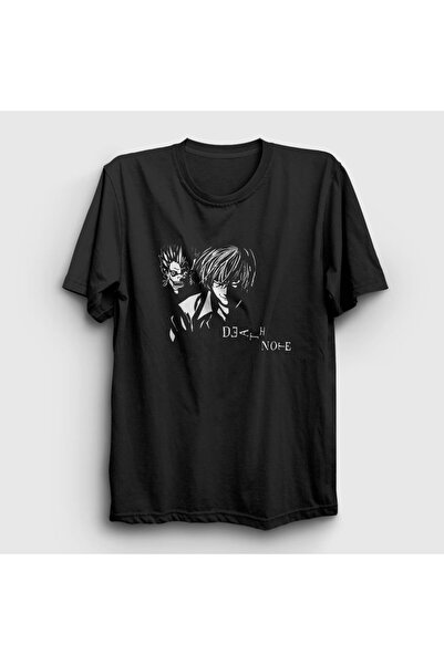 Presmono Unisex crni anime Death Note T-shirt - 129333tt
