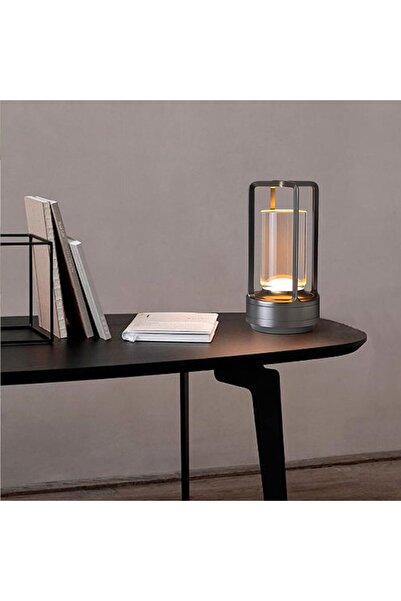 Ucuz Geldi Şarjlı Masa Lambası Dimmerli Dekoratif Abajur Cata Vegas Dokunmati...
