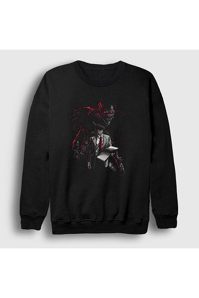 Presmono Φούτερ Unisex Black Kira V2 Anime Death Note 129427 ττ