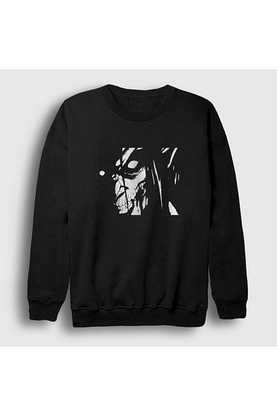 Presmono Φούτερ Unisex Black Rage Anime Attack On Titan 124710 ττ