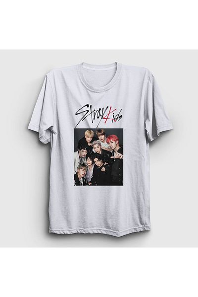 Presmono Unisex Λευκό Band Stray Παιδικό T-Shirt 122498 ττ