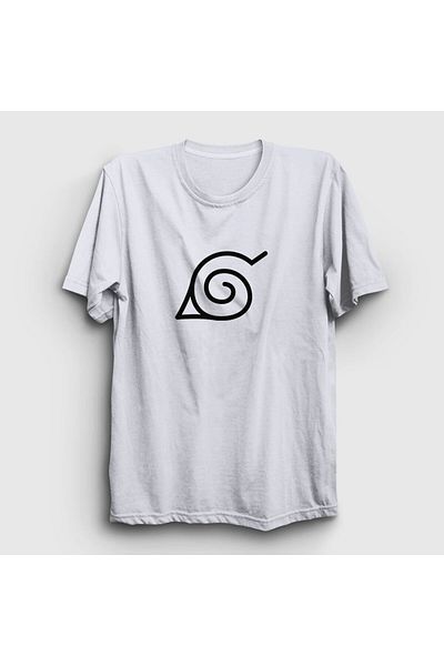 Presmono Μπλουζάκι Unisex White Konoha Anime Naruto 133147 ττ