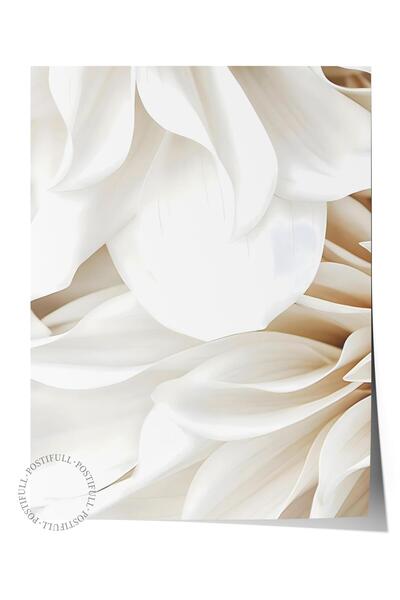 Postifull Dahlia Dream Poster, Frameless Wall Poster, Vertical Wall Painting Comfort Series No: 108415